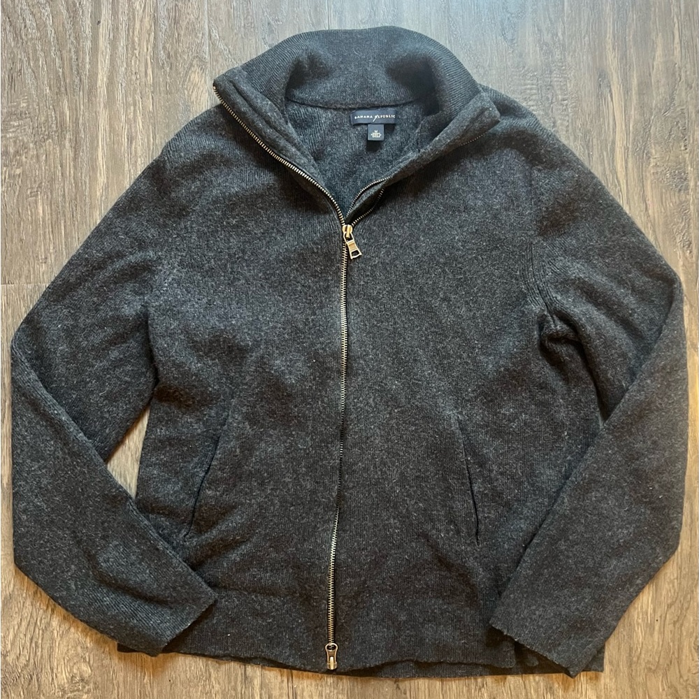 Banana Republic zip-up sweater